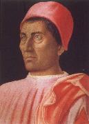 Andrea Mantegna Portrait of Carlo de Medici oil on canvas